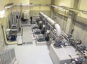Niwa wide-area association, Fusohokubu water distribution plant construction work